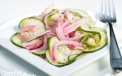 Sweet n’ Sour Cucumber & Red Onion Salad Recipe