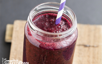 Minty Blueberry Ginger Smoothie Recipe