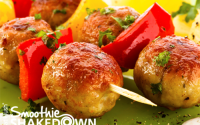 Persian Meatball & Vegetable Skewers Recipe